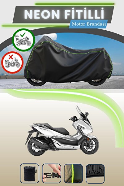 Cemku Shade حقيبة خلفية سوداء متوافقة مع نيون فايتل هوندا NSS300 فورزا متوافق...