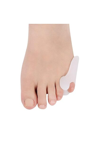 Endurance Sports Set de 2 protecții din silicon pentru degetul mic de la picior, Endurance Sports, alb