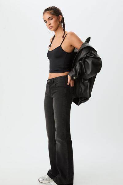 Stradivarius Low waist boot-cut jeans