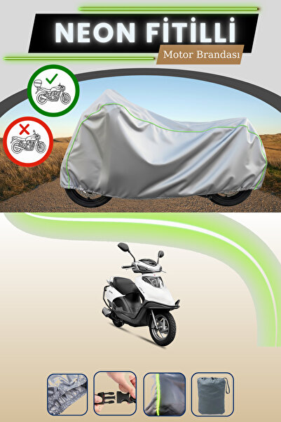 Cemku Shade حقيبة خلفية رمادية متوافقة مع قماش نيون فيتيل يوكي أكتيف 50 المتو...