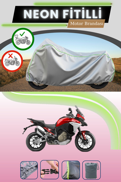 Cemku Shade حقيبة خلفية باللون الرمادي النيون قماش مجدّل متوافقة مع دراجة دوك...