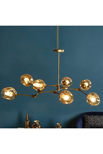 Generic Iris 7-Lights Metal Pendant Lamp