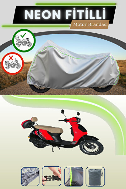 Cemku Shade حقيبة خلفية رمادية متوافقة مع قماش نيون فيتيل موتولوكس إيفينج ميث...