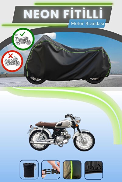 Cemku Shade حقيبة خلفية سوداء متوافقة مع Neon Fitilli Kuba RX9 50 متوافقة مع ...