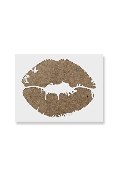 Maxrom Sablon Perete vopsire, tencuiala 0.7mm Buze model MXSP7454, 900 x 900 mm