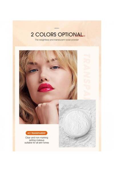 O.TWO.O Cosmetics O.TWO.O Air-Setting Loose Powder No. 01 Translucent