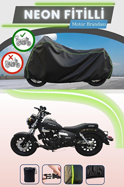 Cemku Shade حقيبة خلفية سوداء متوافقة مع قماش نيون فيتيلي كوبيا سوبرلايت 200 المتوافق مع المحرك