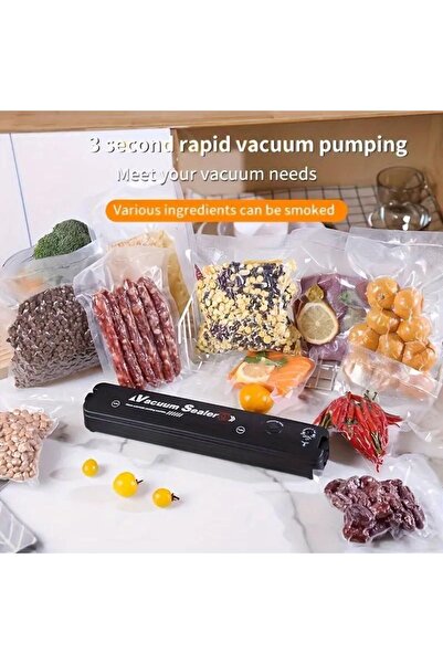 OEM Συσκευή σφράγισης κενού αέρος και συσκευασίας τροφίμων - Συσκευή σφράγισης κενού αέρος 90W - Δώρο: 10 σακούλες κενού αέρος