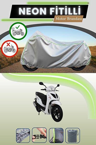 Cemku Shade حقيبة خلفية رمادية متوافقة مع قماش نيون فايتل مونديال 150 جوماكس ...