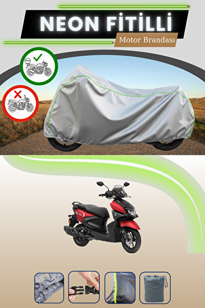 Cemku Shade حقيبة خلفية رمادية متوافقة مع قماش نيون فايتلي ياماها راي زد آر ا...