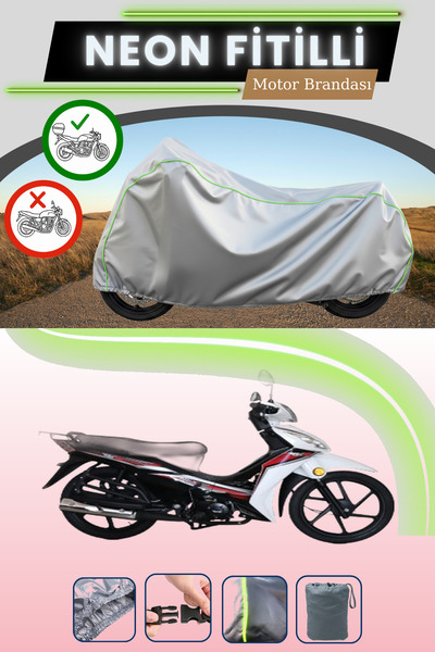 Cemku Shade حقيبة خلفية رمادية متوافقة مع قماش نيون فايتي RKS Next 50 المتواف...