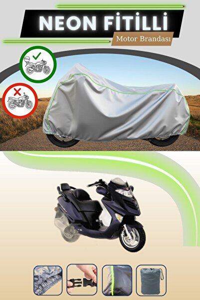 Cemku Shade حقيبة خلفية رمادية متوافقة مع نيون فيتيل كيمكو جراند دينك 150، قم...