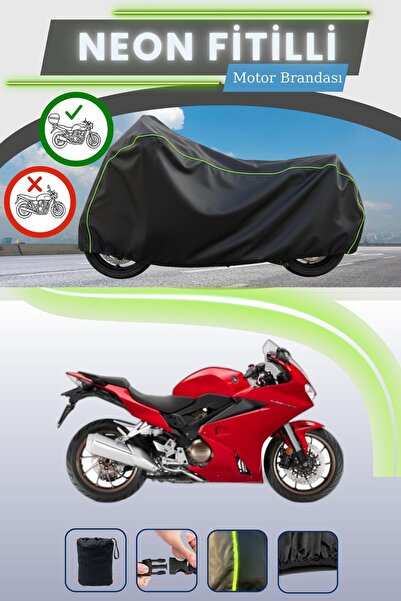 Cemku Shade Black Rear Bag Compatible Neon Corded Honda Vfr 800 Compatible Mo...