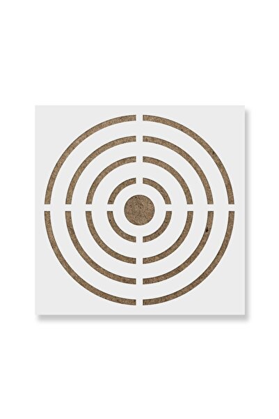 Maxrom Sablon Perete vopsire, tencuiala 0.7mm Țintă Bullseye model MXSP7457, ...