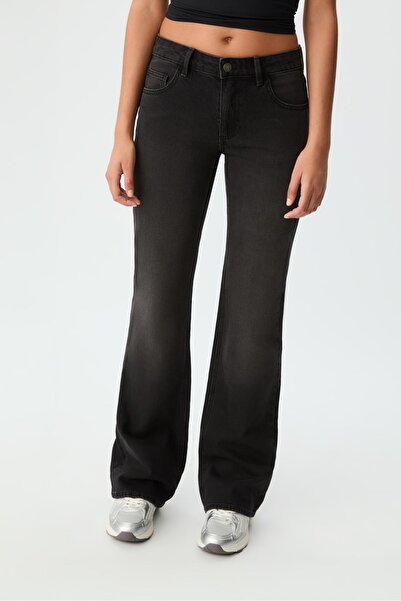 Stradivarius Low waist boot-cut jeans