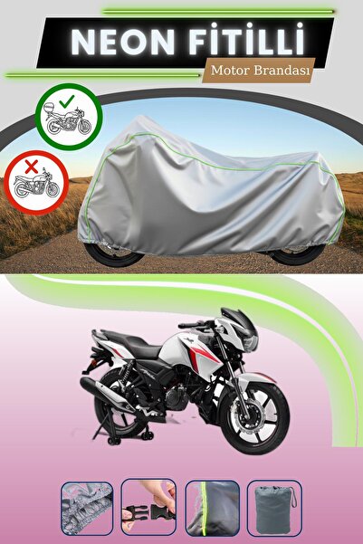 Cemku Shade حقيبة خلفية رمادية متوافقة مع نيون فيتيل تي في إس أباتشي آر تي آر...