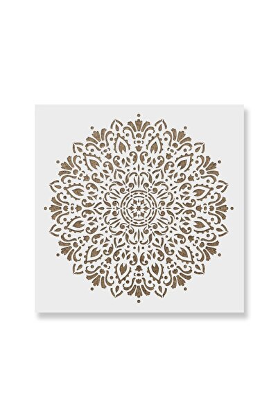 Maxrom Sablon 200x200x0.7mm Harmony Mandala Refolosibil, model MXSP7011