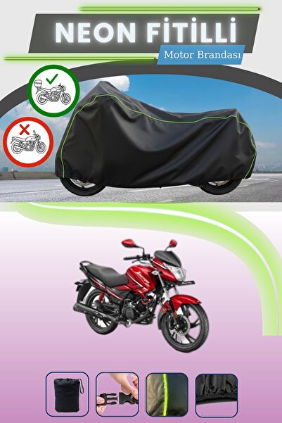 Cemku Shade حقيبة خلفية سوداء متوافقة مع نيون فيتيلي هيرو إيجنيتور 125 متوافق...