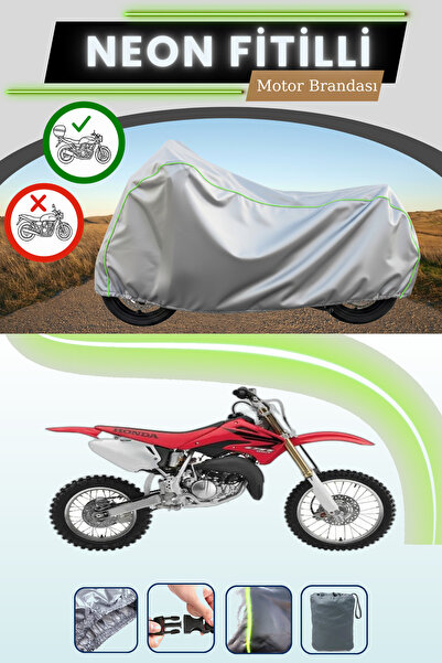 Cemku Shade حقيبة خلفية رمادية متوافقة مع قماش نيون فيتيل هوندا سي آر 85 المت...