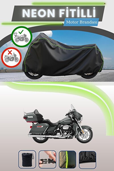 Cemku Shade حقيبة خلفية باللون الأسود النيون قماش مجدّل متوافقة مع ماركة هارل...