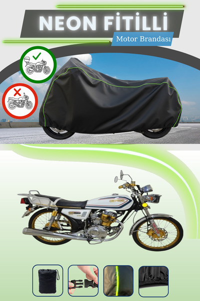 Cemku Shade حقيبة خلفية سوداء متوافقة مع قماش المحرك المتوافق مع Neon Fitilli...