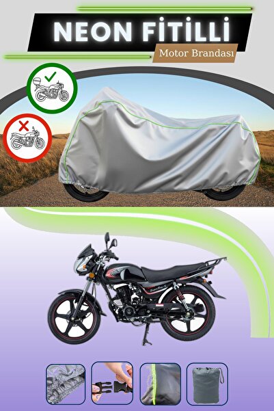 Cemku Shade حقيبة خلفية رمادية متوافقة مع قماش نيون فايتي مونديال 150 إم جي س...