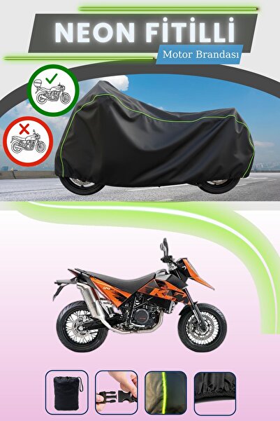 Cemku Shade حقيبة خلفية سوداء متوافقة مع نيون فايتي KTM 690 سوبرموتو متوافقة ...