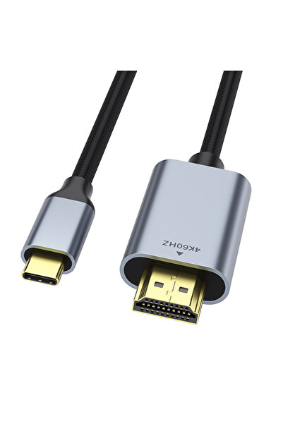 Generic HDMI Cable Aluminum Shell HD C-Type to HDMI 4K Video Adapter Converter