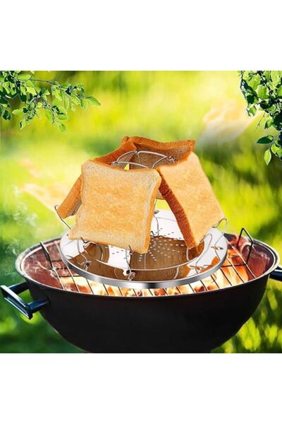 DIFCUL Gratar pentru paine, inox, pliabil, 30,4x22,9x5cm