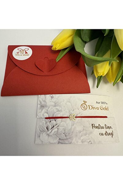 Diva Gold Brățară de aur cu fluture