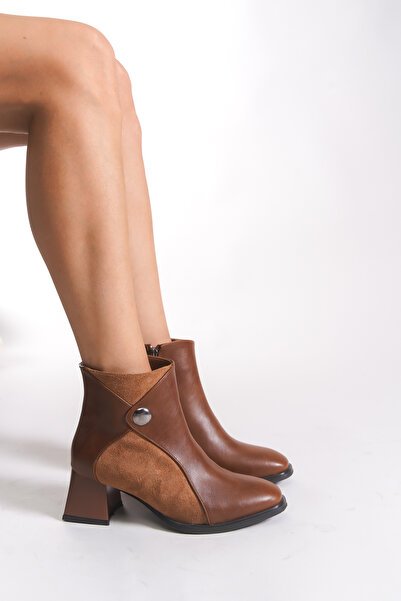 Riccon Jacsalia Kadın Bot 0012855 Taba Cilt