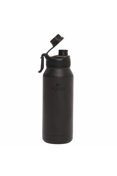 IGLOO Steel Thermos - - Sportsman - 1.2 Lt - Black - 205682