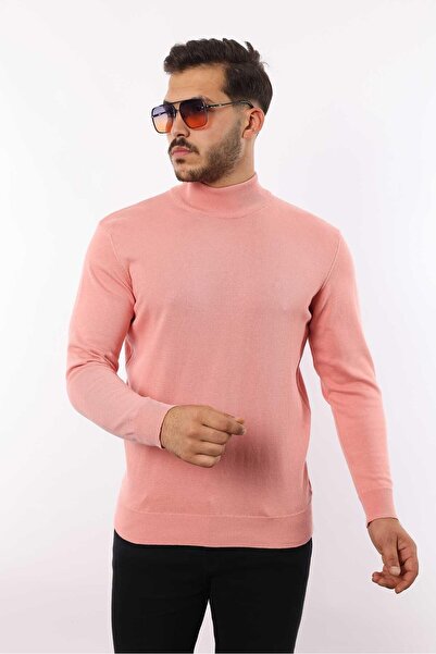 rugatchi Men's Half Turtleneck Knit Sweater — 100% Cotton