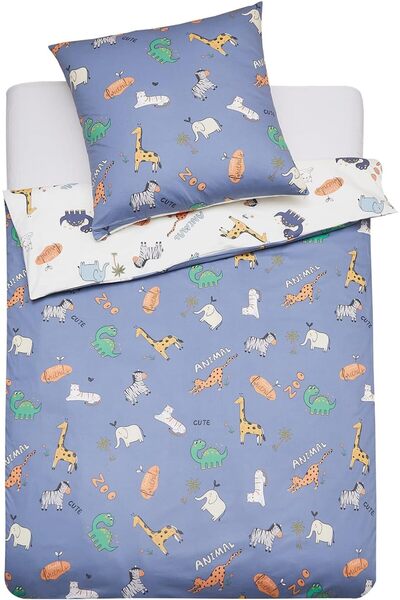 OEM Kids Bedding Set, Duvet Cover 200x135cm and Pillowcase 80x80cm, 100% Cotton