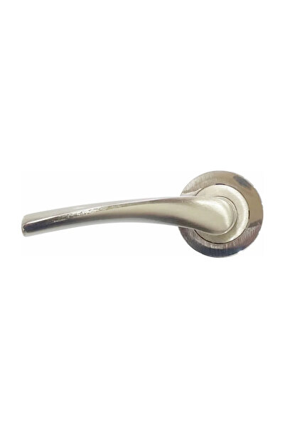 k karaaliler Bravo Nickel Satin Steel Door Handle Single Left Direction