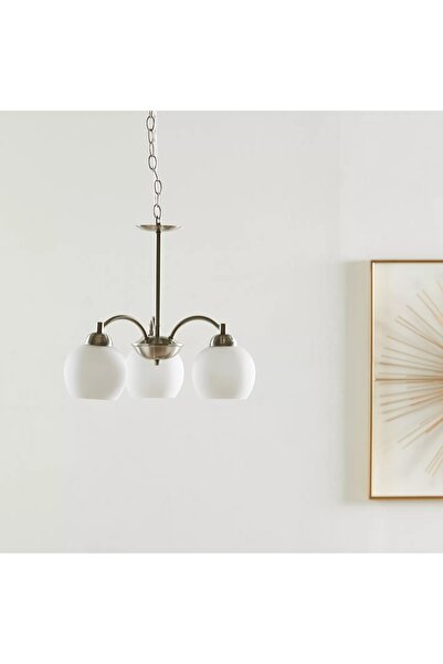 Generic Cava 3-Light Glass Ceiling Lamp