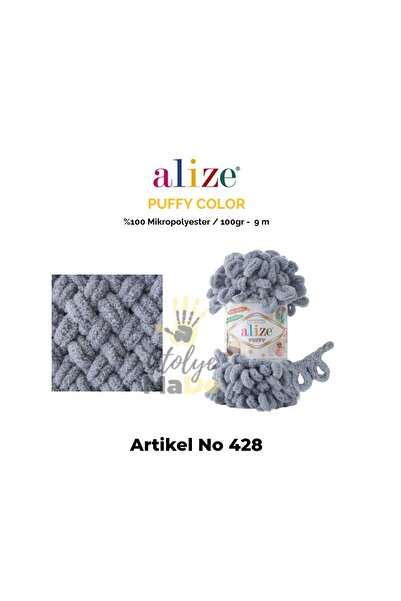 Alize PUFFY 428 Orta Gri (Tek Yumak Satış)