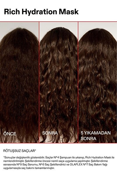 Olaplex Rich Hydration Mask - Orta, Kalın Telli ve Kuru Saçlar İçin Yoğun Nemlendirici Maske