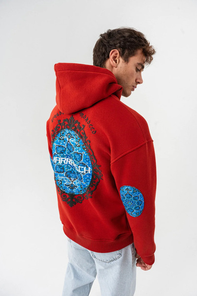 go gang own Marrakech Nakış ve Patch Detay Sweatshirt Hoodie