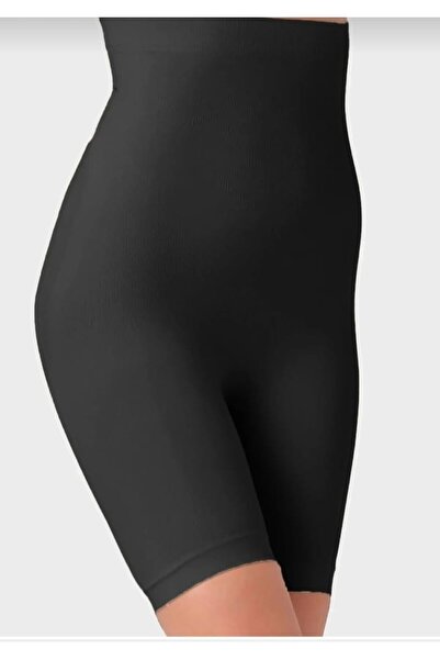 BBS Yüksek Bel Paçalı Toparlayıcı Korse Şort – Siyah