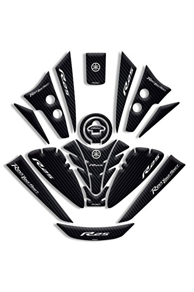 Yamaha R25 2019 2024 11 Parça Full Tank Pad