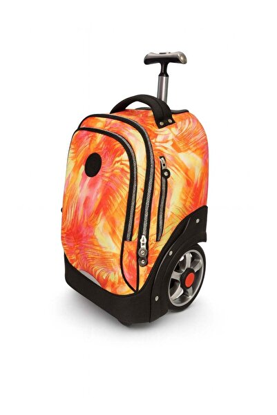 POWER School Trolley Backpack with Big Wheels – Stylish & Durable Rolling Bag for Kids & Teenagers