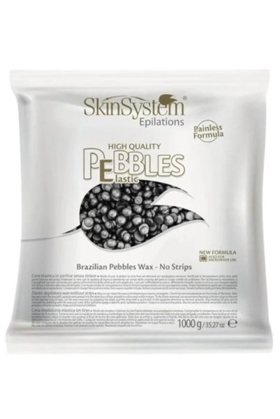 Skin System Black Wax Beads for Hair Removal from Skin System, 1000g