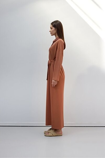 mervis Μακρύ φόρεμα από βαμβάκι από μπαμπού