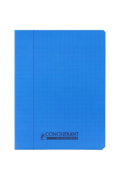 CONQUERANT Notebook (Seyes) 17 x 22 cm 96 Pages (48 Sheets) Square Ruled (French)