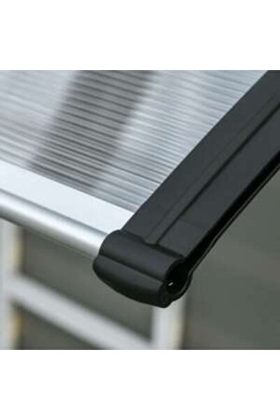 Mercaton Copertina din Policarbonat 5 mm, 850 g/m² si Aluminiu, Transparent, 110x60x23 cm