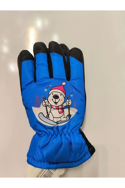 Monkabox Children's Snow Gloves with Snowman