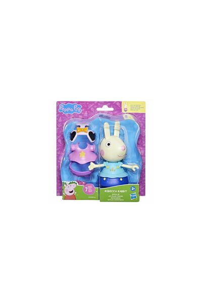 Mercaton PEPPA PIG SET FIGURINA SI ACCESORII VESTIMENTARE IEPURASUL REBECCA 15CM
