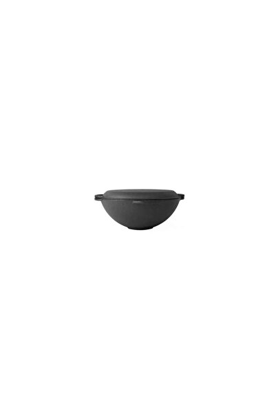 Perfect Home Cast iron wok pot with lid, 3 in 1, 32×14 cm,