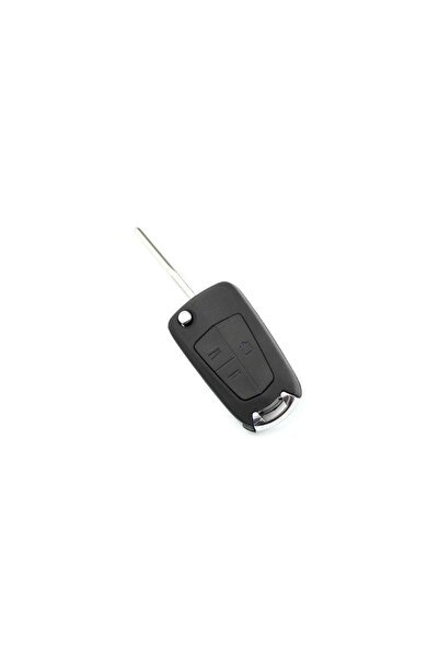 CarGuard Electronic key case with fixed blade and 3 buttons for Opel, Black